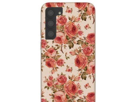 Seashell Rose Garden Samsung Galaxy S23+(Plus) Case Discount