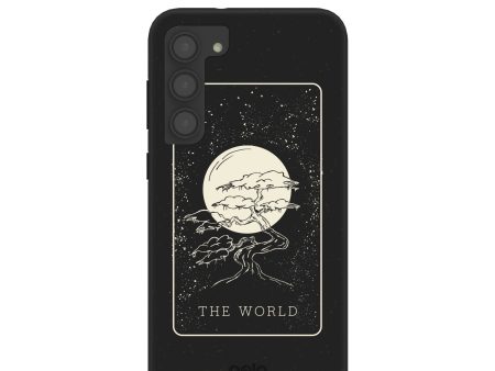 Black The World Samsung Galaxy S23+(Plus) Case Hot on Sale