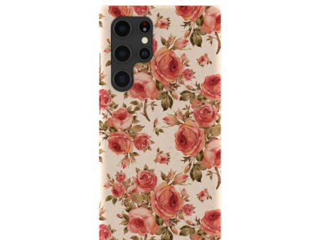 Seashell Rose Garden Samsung Galaxy S22 Ultra Case Cheap