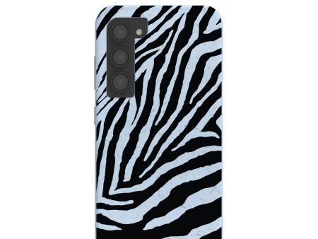 Powder Blue Zebra Samsung Galaxy S23 Case Discount