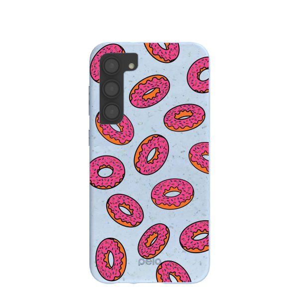 Powder Blue Donuts Samsung Galaxy S23+(Plus) Case Online Hot Sale