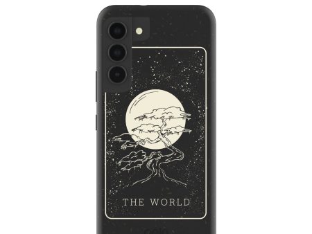 Black The World Samsung Galaxy S22 Case For Sale