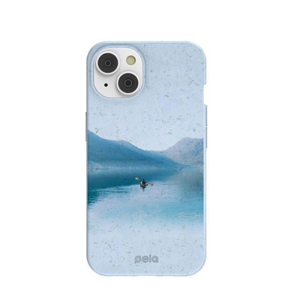 Powder Blue Serene iPhone 14 Case with MagSafe Module Online Hot Sale