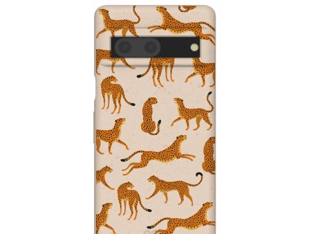 Seashell Wild Cats Google Pixel 7 Case Discount