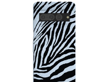 Powder Blue Zebra Google Pixel 7 Pro Case Online now