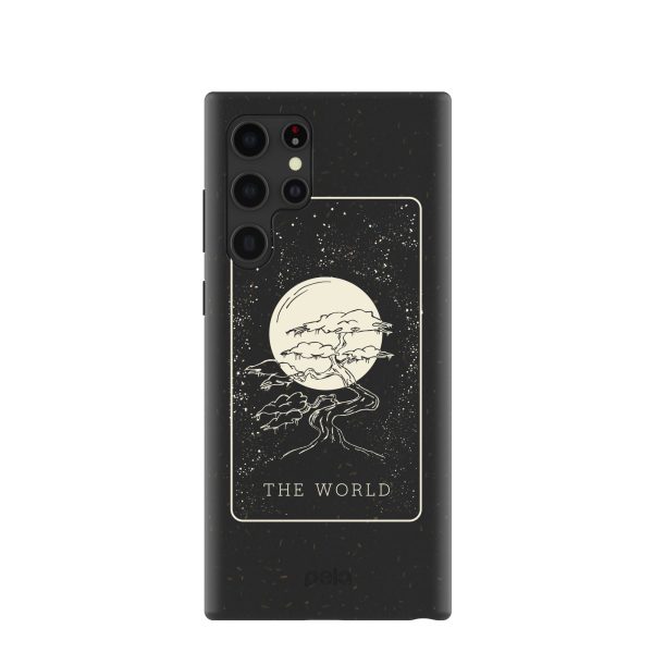 Black The World Samsung Galaxy S22 Ultra Case Discount