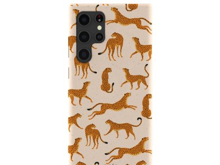 Seashell Wild Cats Samsung Galaxy S22 Ultra Case Online now