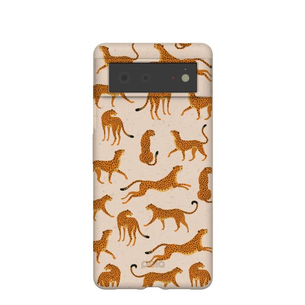 Seashell Wild Cats Google Pixel 6 Case Online Hot Sale