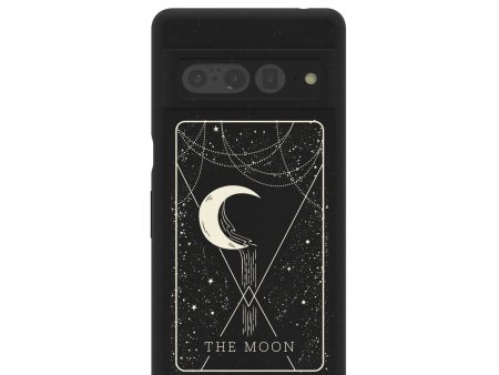 Black The Moon Google Pixel 7 Pro Case For Cheap