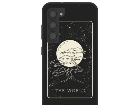 Black The World Samsung Galaxy S23 Case Online