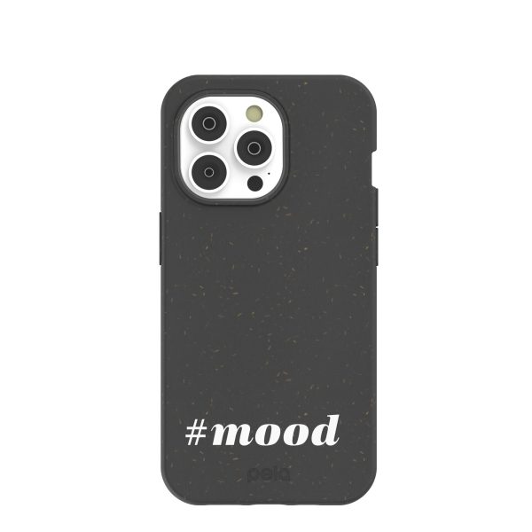 Black #mood iPhone 14 Pro Case with MagSafe Module For Sale