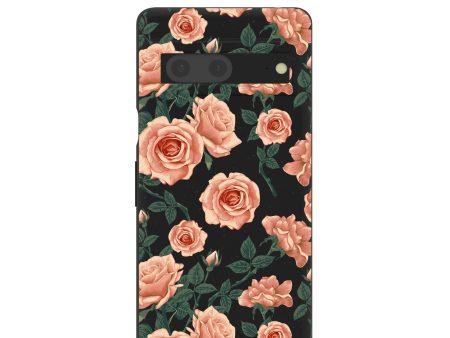 Black Vintage roses Google Pixel 7 Case Online Sale