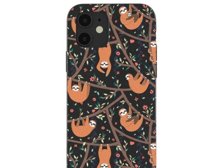 Black Jungle Sloths iPhone 12  iPhone 12 Pro Case Online