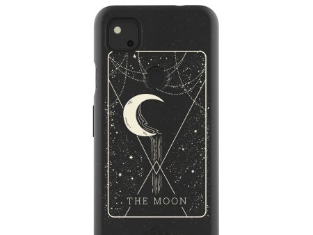 Black The Moon Google Pixel 4a Case Discount