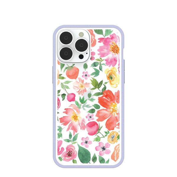 Clear Prairie Florals iPhone 13 Pro Max Case With Lavender Ridge Cheap