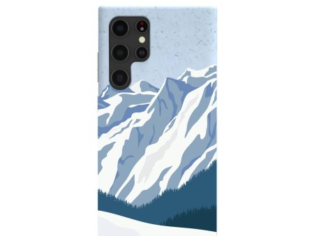 Powder Blue Slopes Calling Samsung Galaxy S22 Ultra Case Supply