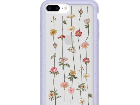 Clear Floral Vines iPhone Plus Case With Lavender Ridge on Sale