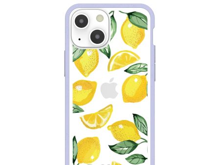 Clear Lemon Fizz iPhone 13 Mini Case With Lavender Ridge Sale