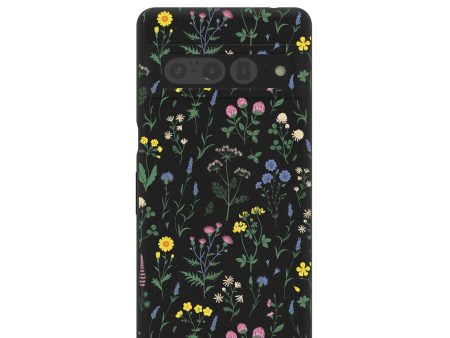 Black Shadow Blooms Google Pixel 7 Pro Case For Discount