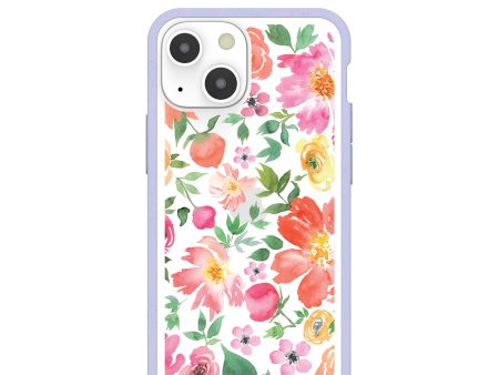 Clear Prairie Florals iPhone 13 Mini Case With Lavender Ridge Online Sale