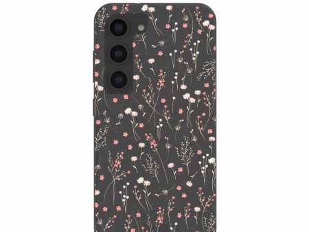 Black Night Garden Samsung Galaxy S23 Case Online now