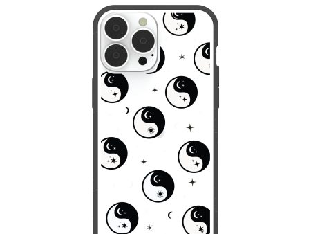 Clear Yin Yang Dreams iPhone 13 Pro Max Case With Black Ridge Online now