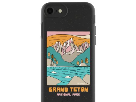 Black Grand Teton iPhone 6 6s 7 8 SE Case Supply