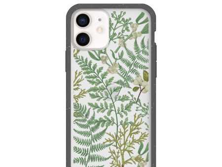 Clear Herbarium iPhone 12  iPhone 12 Pro Case With Black Ridge Online Sale