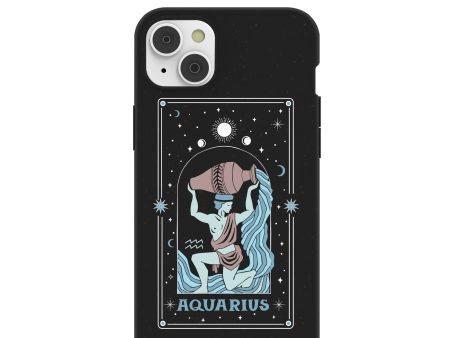 Black Aquarius iPhone 14 Plus Case with MagSafe Module Cheap