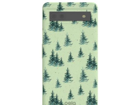 Sage Green Pine Season Google Pixel 6a Case Cheap