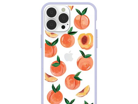 Clear Sweet Peach iPhone 13 Pro Max Case With Lavender Ridge Supply