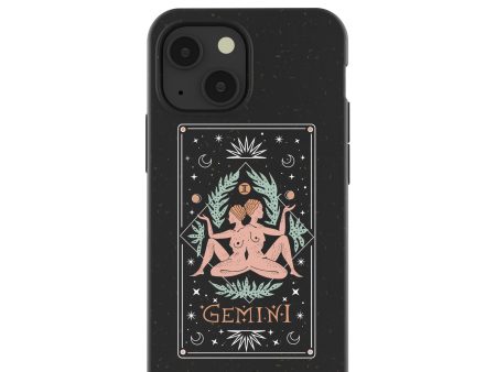 Black Gemini iPhone 13 Mini Case For Sale