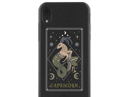 Black Capricorn iPhone XR Case Discount