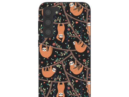 Black Jungle Sloths Samsung Galaxy S23+(Plus) Case Fashion