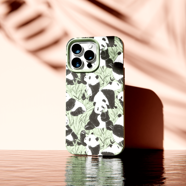 Sage Green Pandamonium iPhone 12  iPhone 12 Pro Case on Sale