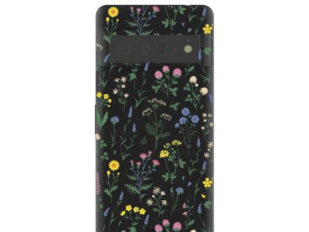 Black Shadow Blooms Google Pixel 6 Pro Case Online Sale