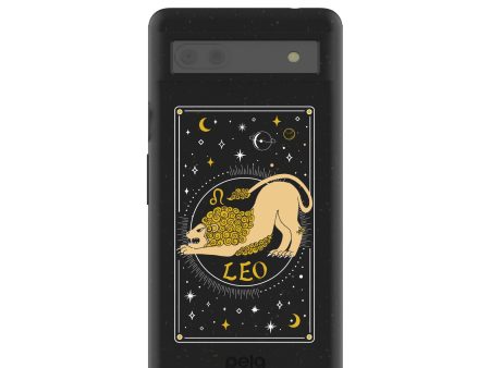 Black Leo Google Pixel 6a Case Online now