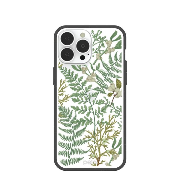 Clear Herbarium iPhone 13 Pro Max Case With Black Ridge Sale