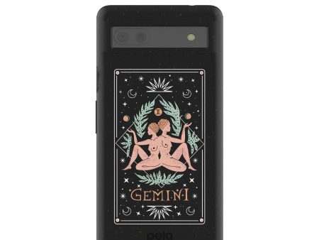 Black Gemini Google Pixel 6a Case Discount