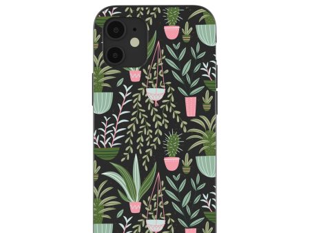 Black Indoor Garden iPhone 12 Mini Case Cheap