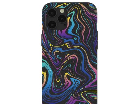 Black Galaxy Swirls iPhone 12 Pro Max Case Online Hot Sale