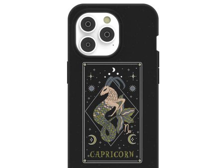 Black Capricorn iPhone 14 Pro Case with MagSafe Module Sale