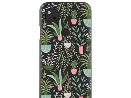 Black Indoor Garden Google Pixel 4a Case Online now