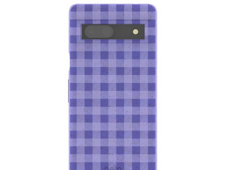 Lavender Checkered Google Pixel 7a Case Online