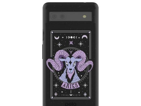 Black Aries Google Pixel 6a Case For Sale