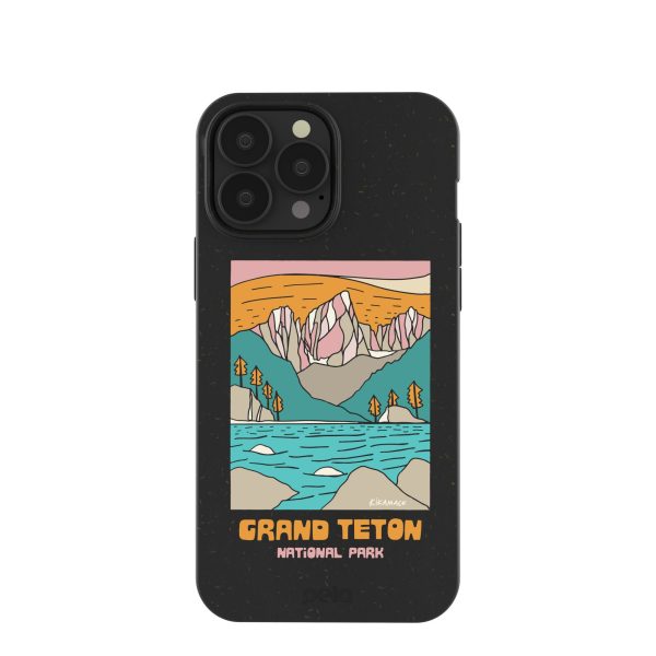 Black Grand Teton iPhone 13 Pro Max Case Cheap