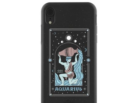 Black Aquarius iPhone XR Case Discount