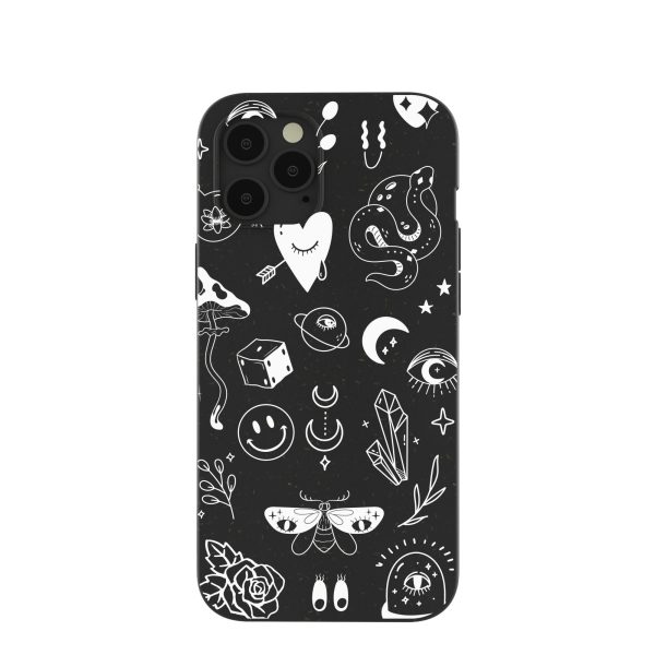 Black Contrast iPhone 12 Pro Max Case Fashion