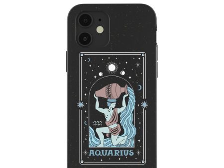 Black Aquarius iPhone 12  iPhone 12 Pro Case Online now