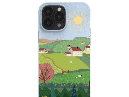 Powder Blue Sunny Countryside iPhone 13 Pro Max Case For Discount